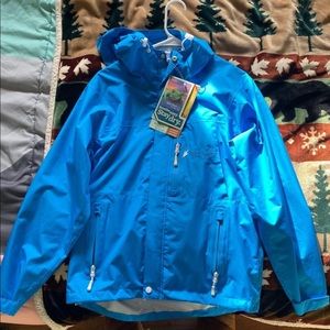 Women’s new frog toggs Java toad 2.5 rain coat.